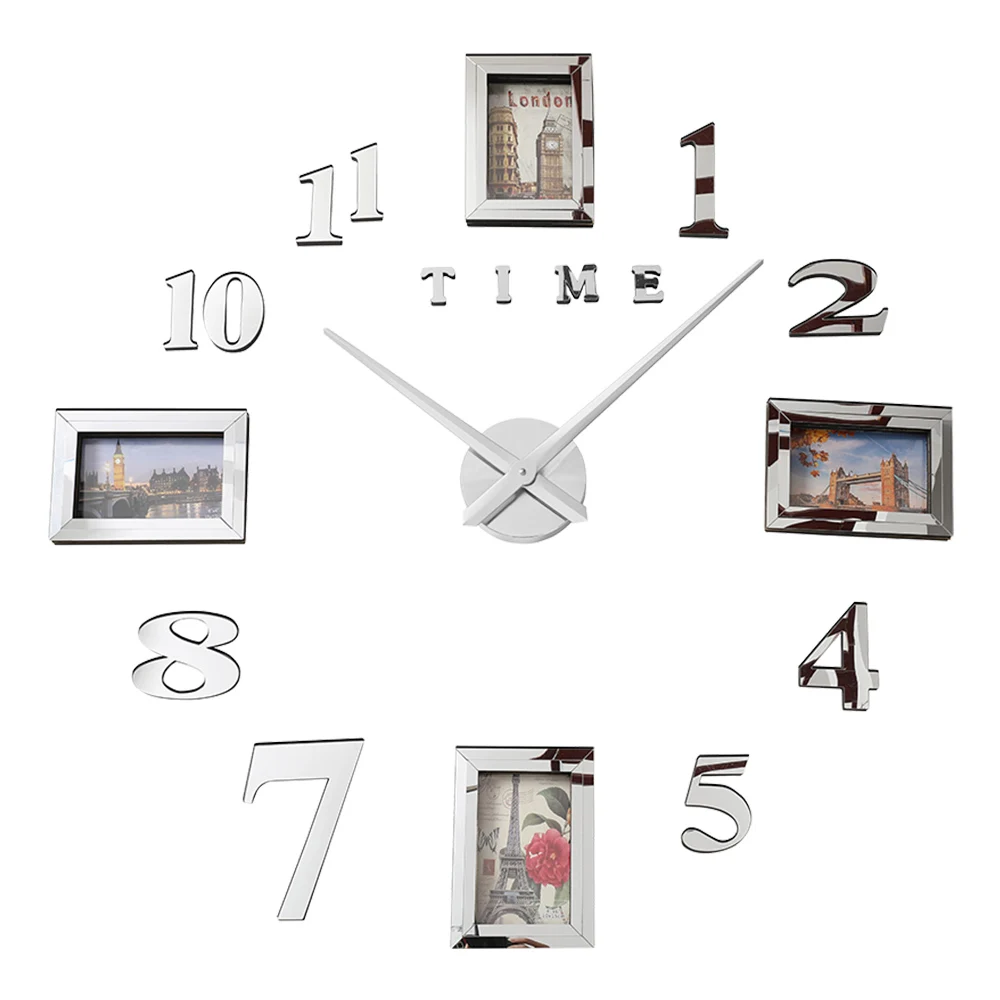 Фоторамка Saat настенные часы Horloge Reloj De Pared Duvar Saati Relogio Parede Klok современный дизайн 3d