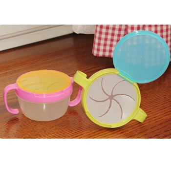 

Healthy Baby Spill-Proof Bowl Dish Infant Snack Bowls Food Container Feeding Assist Food