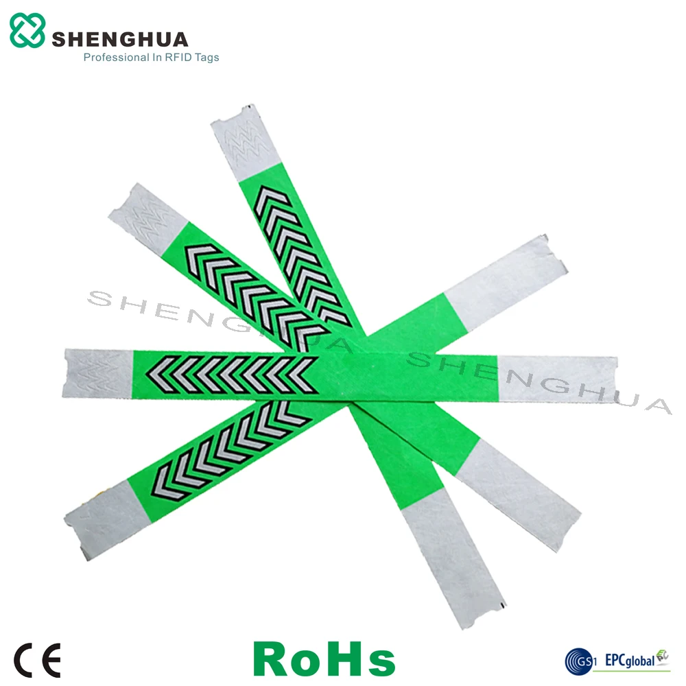 200 шт./кор. RFID браслет УВЧ пассивный RFID этикетка один раз тег Стикеры для печати для принтера удостоверения личности