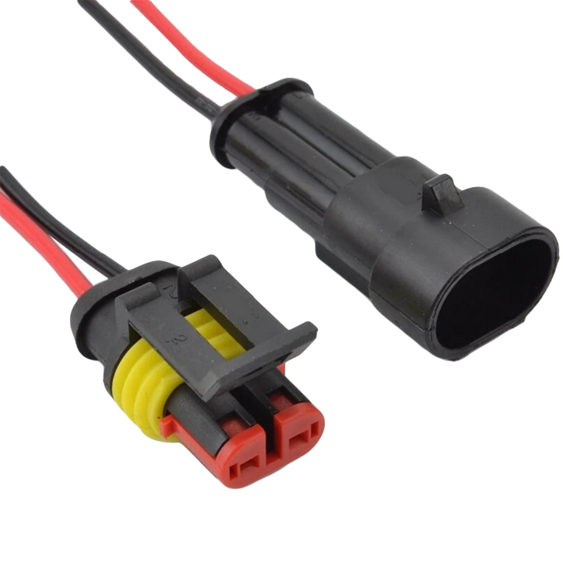 

Electrical Wire Connector Plug Set 2/3/4/5/6 pins Way AMP Super seal Waterproof Electrical Connector Plug with cable
