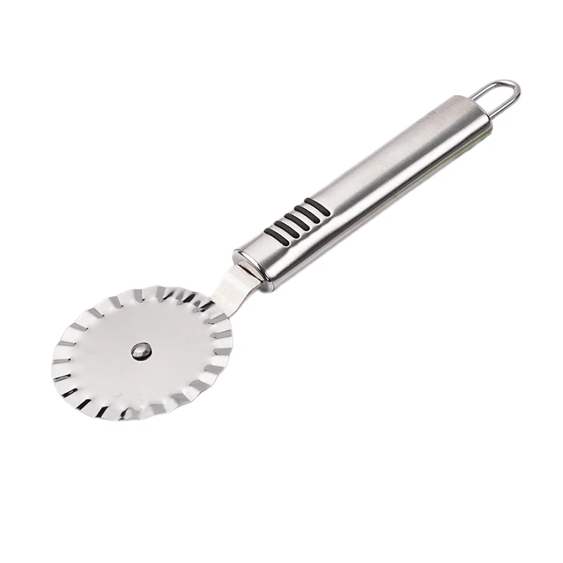 Small Size Round Pizza Cutter Stainless Steel Pizza Knife Cutter Pastry Pasta Dough kitchen Baking Tools GF465