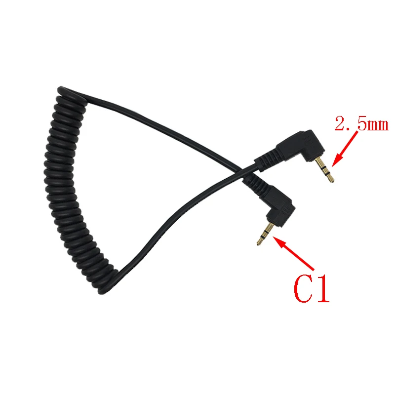 2.5mm Remote Shutter Release Cable Connecting Cord C1 C3 N1 N3 S2 camera remote shutter button camera remote shutter release For Canon Nikon Sony Pentax
