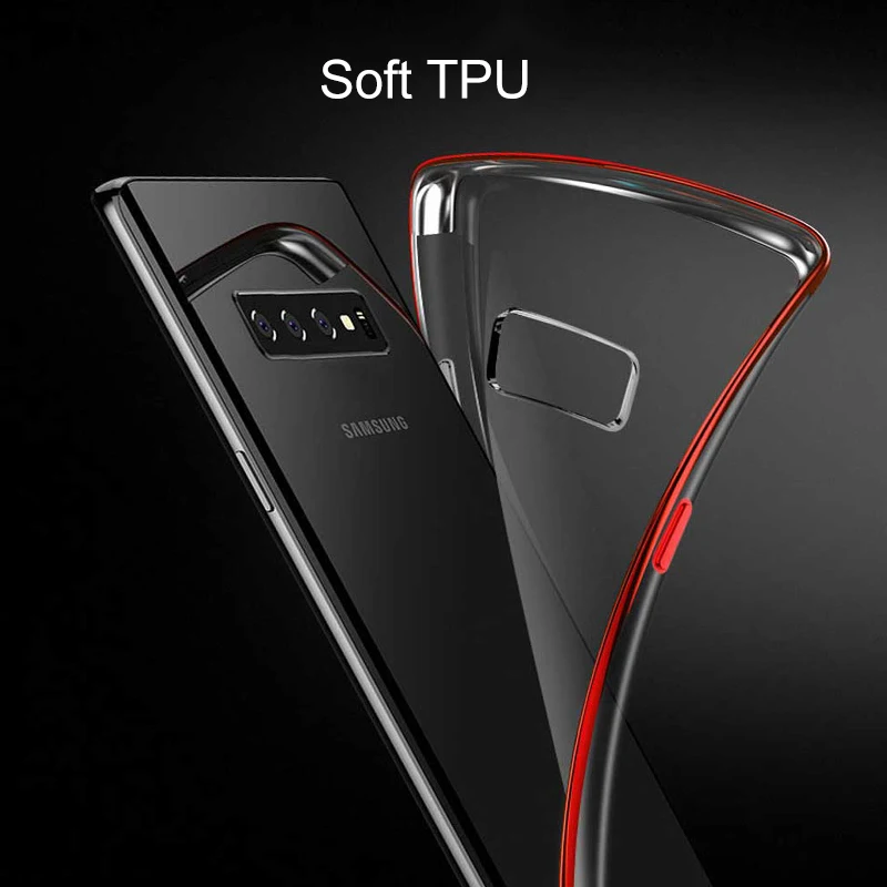 Чехол для телефона KEYSION Samsung Galaxy S10 Plus S10e S9 прозрачный силиконовый чехол бампер из