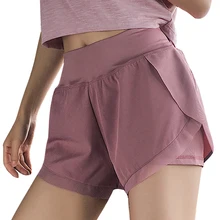 Женские летние дышащие сетчатые вставки Dri Fit спортивные шорты для бега