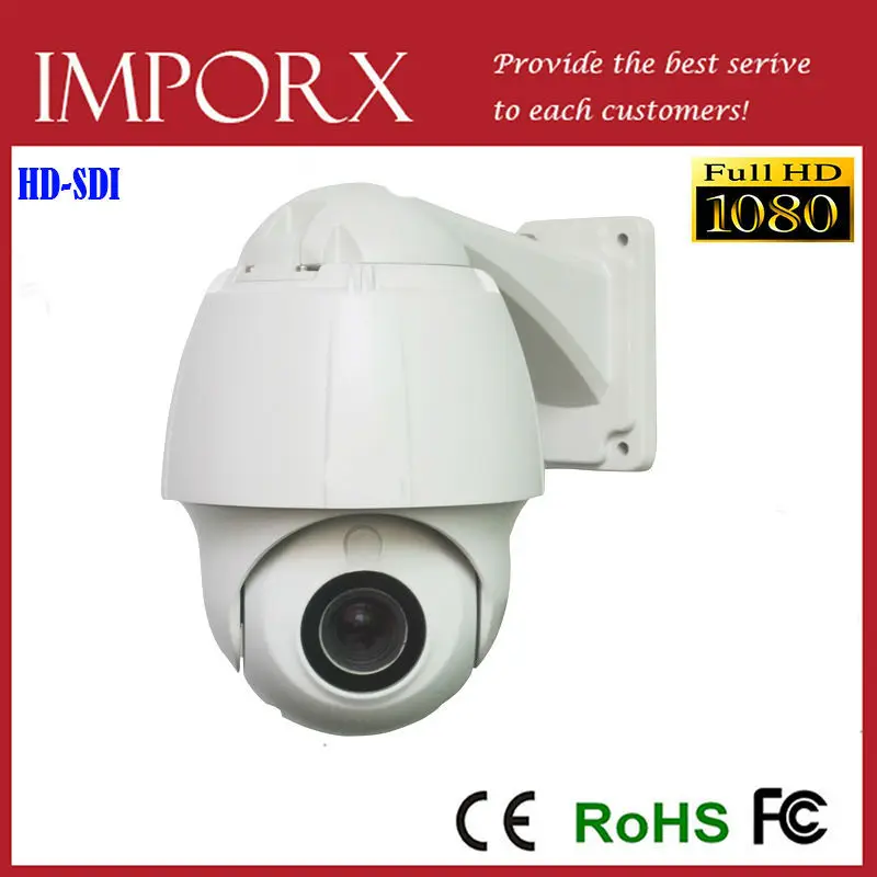 

1080P 2.0MP HD SDI PTZ high speed dome with 4.5 inch mini size and 10x optical zoom IP66   free shipping