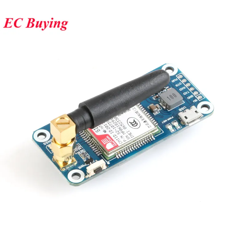 Продажа SIM7000C модуль SIM7000C макетная плата NB IoT eMTC EDGE GPRS GNSS font b gps b font 4G плата расширения связи для Raspberry Pi