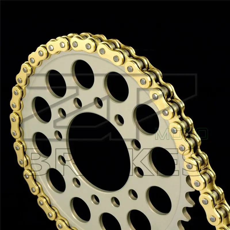 Мотоциклетная приводная цепь золотое уплотнительное кольцо 530 длина 120