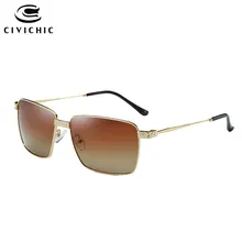 CIVICHIC Hot Fashion Men Polarized Sunglasses Classic Lunettes Metal Frame Fishing Glasses HD Eyewear Driving Oculos De Sol E215