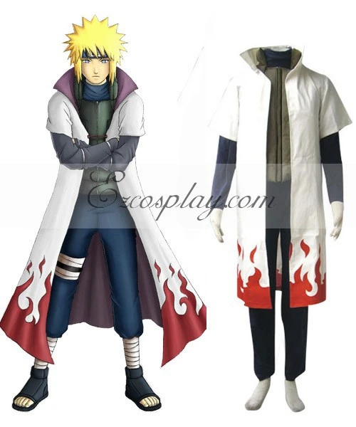 ナルト四代目火影波風港コスプレ衣装e001 Cosplay Costume Minato Cosplay4th Hokage Costume Aliexpress