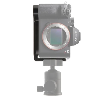 

Aluminum Alloy Quick Release L Plate Bracket Holder Hand Grip 1/4" Screw for Sony A7III/A7SIII/A7R3 Arca Swiss Vertical Video
