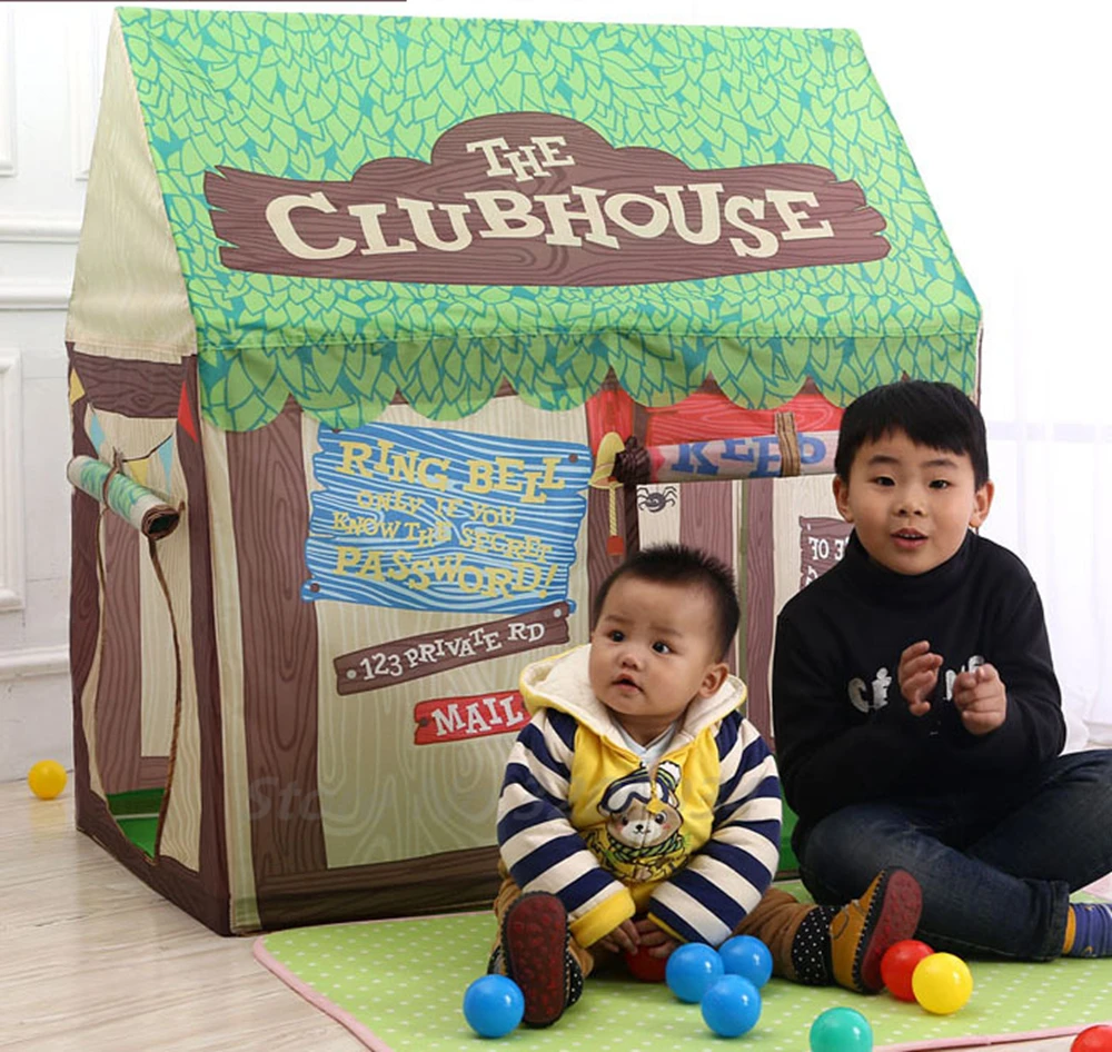 Foldable Play Tent Kids Children Boy Girl Castle Cubby Play House Bithday Christmas Gifts Outdoor Indoor Toy Tents (14)