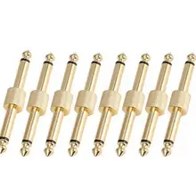 Муфта педали 1/4 дюйма для гитарного эффектного разъема педали 8 Упаковка