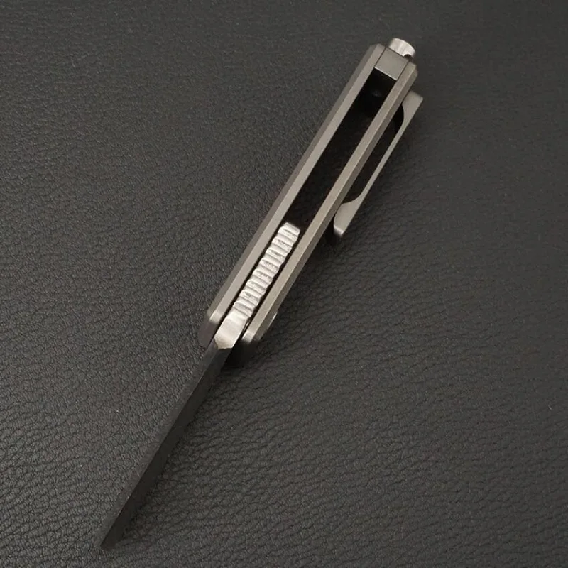 S35VN порошок сталь титановый сплав Открытый EDC Мини ключ инструмент кулон, многофункциональный открывалка для бутылок складной нож