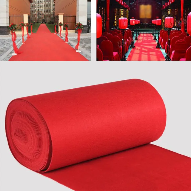 Large Wedding Red Carpet For Birthday Party Film Festivals Hollywood Large Wedding Red Carpet For Birthday Party Film Festivals Hollywood Event Decor Aisle Floor Runner Outdoor