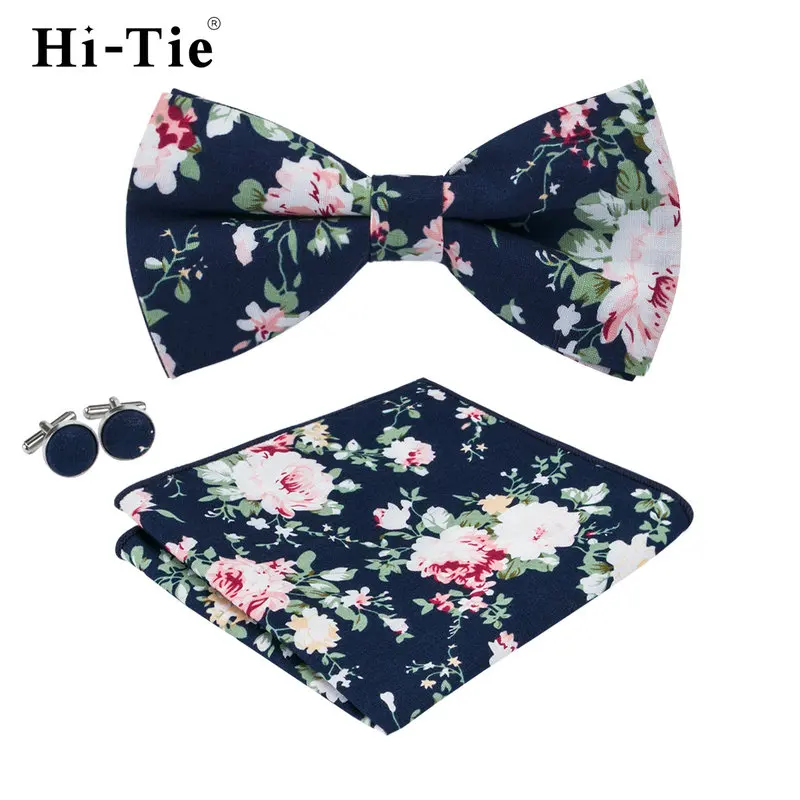 MENS FLORAL BOW TIE flowers flower bow Cotton High Quality flowery bowtie