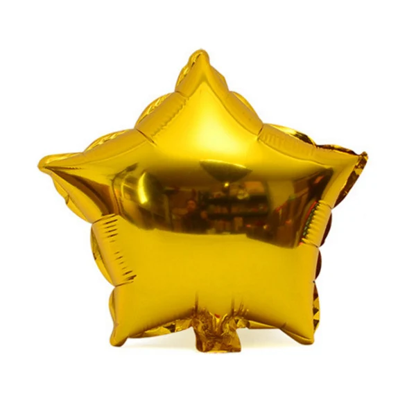 18 дюймов пятиконечный золотой серебряный шар из фольги в форме звезды 36 дюймов Луна фольги Свадебный шар Декор день рождения чистый цвет гелиевые шары - Цвет: 18inch Gold Star