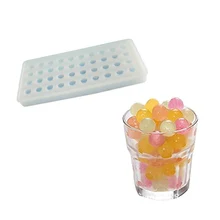 Главная Вечерние новые 40 отверстий мини ледяной шар силиконовые формы куб для виски формы для винный коктейль круглая формочка для мороженого бар аксессуары