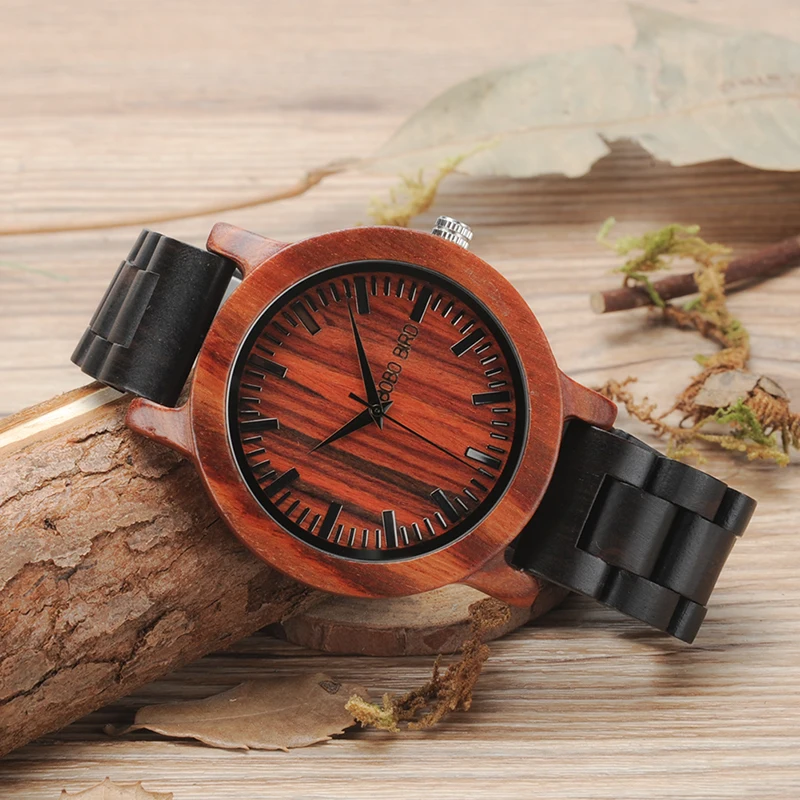 2017 New Luxury BOBO BIRD Brand Men Watches Wooden Band Quartz Wood Watch Wrist Watch Male Relogio C-M05