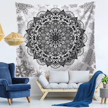 

Tapestry mandala wall hanging tapestry Indian boho decor home Beach Wrapped Skirt Tablecloths muslim janes Tapestry Home Decor