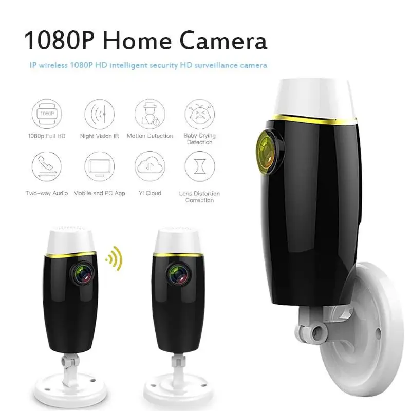 

VODOOL Mini 1080P WiFi IP Camera Two-Way Audio Intercom Night Vision Home Security Surveillance Baby Monitor CCTV Network Camera