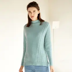 Новинка 2018, осенне-зимний женский кашемировый свитер с длинными рукавами