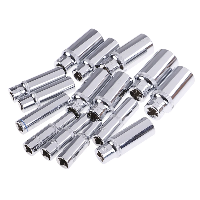 

CR-V Universal Inner Hexagon Spanner Allen Head Auto Repair Tool Spark Plug Socket Wrench Head 3/8" 8-22mm Hand Tools