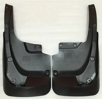 

eOsuns car fender for Land Cruiser LC200 4000 4600 5700 2012-2015 rear mud flap splash guard wheel mudguards 2PCS/Set