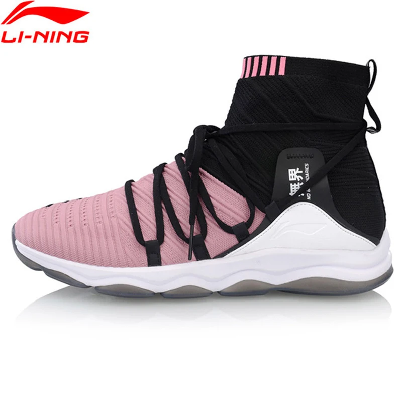 

Li-Ning Men NO BOUNDARY Cushion Training Shoes Mono Yarn Breathable High-Cut LiNing Fitness Sport Shoes Sneakers AFJP001 SJFM19