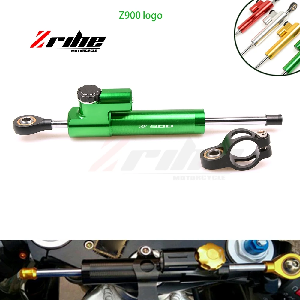 motorcycle Accessories cnc Universal Damper Steering Stabilizer Linear Reversed Safety Control Over for kawasaki z900 Z 900 2017
