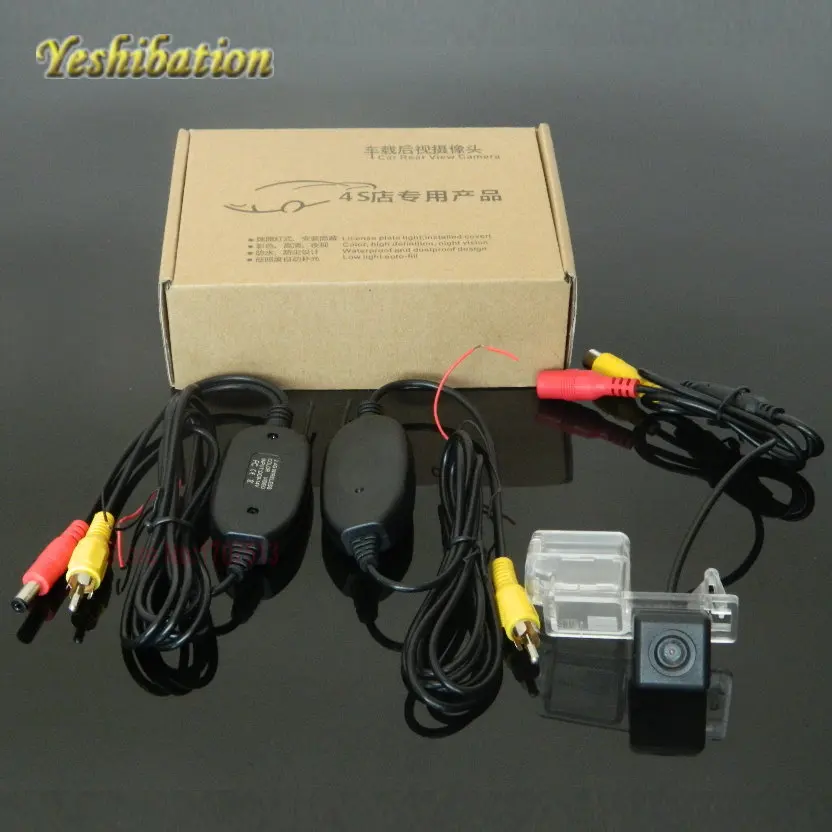 

Yeshibation Wireless Camera RCA/AUX Video Transmitter and Receiver Kit For Ford Edge 2015 2016 License Plate Light DIY