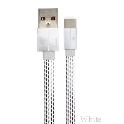 Micro USB кабель, быстрое зарядное устройство, нейлоновая оплетка, USB зарядное устройство для Xiaomi, Huawei, LG, Samsung, мобильный телефон, USB шнур для зарядки - Цвет: Серебристый
