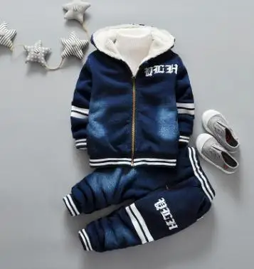 Kids Clothes For Baby Boys Jeans Denim Clothing Sets Winter Thick Warm Letter Print High Qulity 1- 4 Years SY-F167200 Kids Clothes For Baby Boys Jeans Denim Clothing Sets Winter Thick Warm Letter Print High Qulity 1- 4 Years SY-F167200