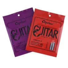 Orphee 1 компл. Народная Акустическая гитара струны шестигранный сердечник+ 8% никелированное серебро или Чистая медь полный яркий тон дополнительный светильник