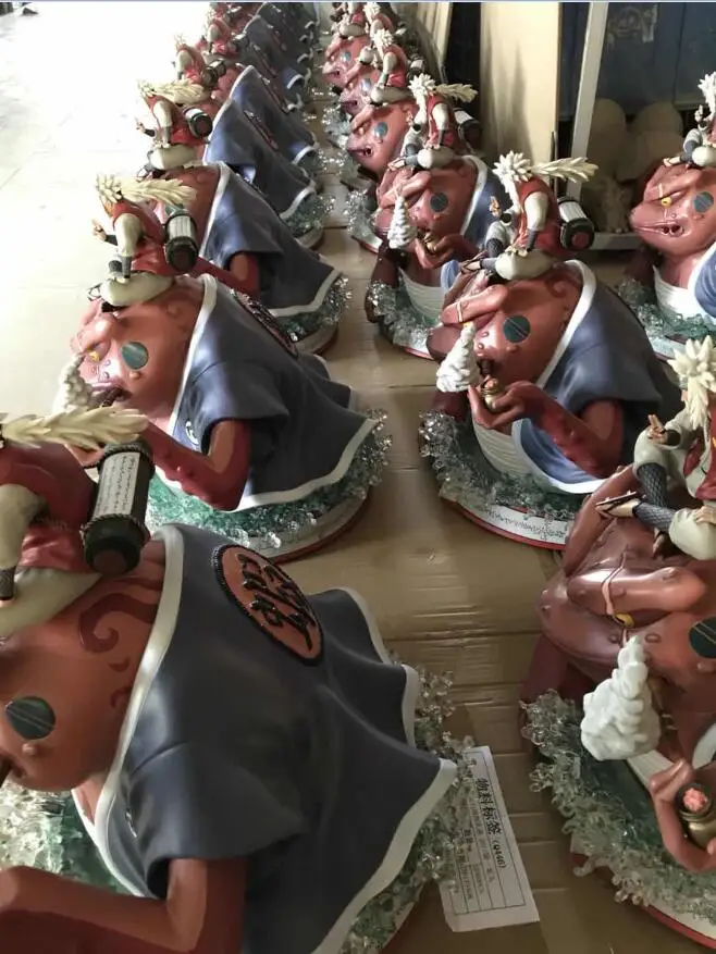 MODEL FANS copy STR NARUTO Jiraiya and Gama-Bunta GK resin made statue for Collection