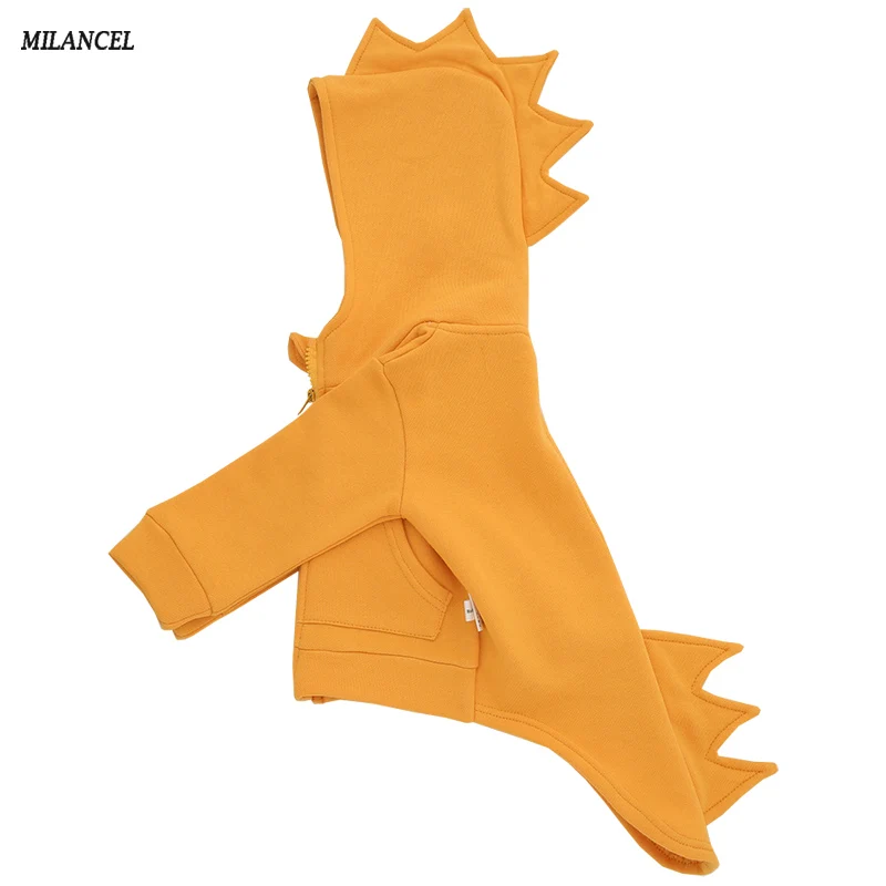 

Milancel 2017 Boys Girls Jacket Dinosaur Style Kids Coat Cotton Baby Boys Outerwear Hooded Girls Jacket Baby Clothing