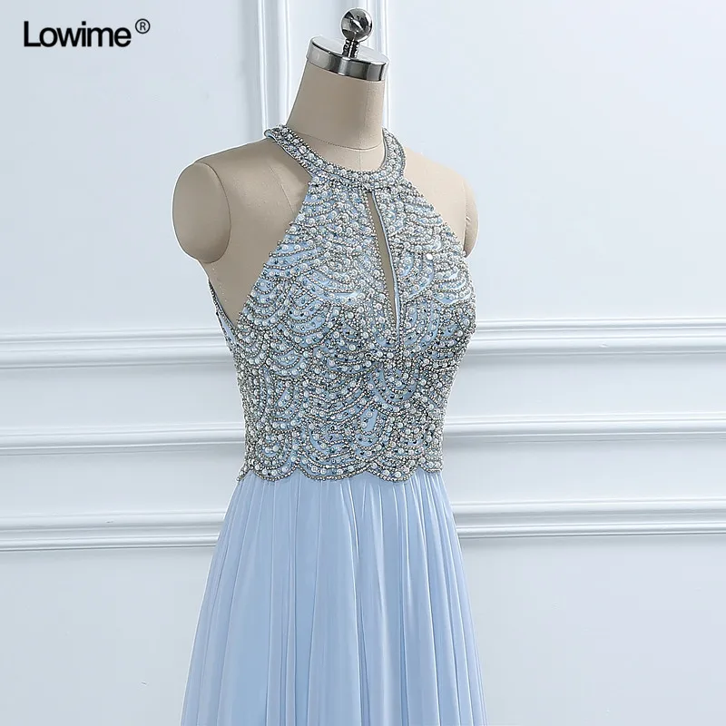 Sexy Arabic Long Light Blue Formal Evening Prom Party Dress Chiffon Abiye Turkish Evening Gowns Dresses Galajurk Avondjurk 2018  (5)