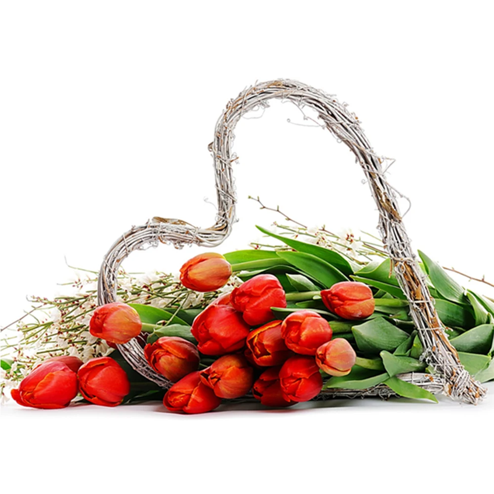 

LI LOYE Tulip picture 5D DIY Diamond Painting Cross Stitch diamond embroidery flowers Needlework wall stickers home decor RT749