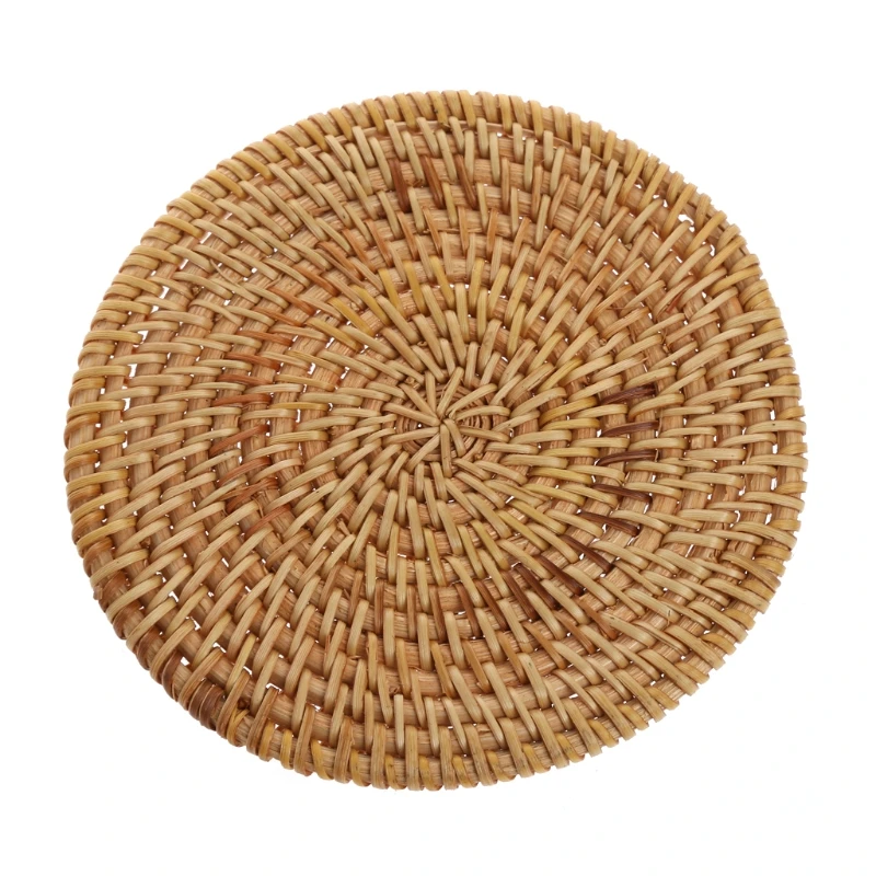 8/10/13cm Table Mat Handmade Rattan Heat Resistant Placemat Coasters Tea Coffee Drinks Pot Pad Kitchen Accessories 8/10/13cm Table Mat Handmade Rattan Heat Resistant Placemat Coasters Tea Coffee Drinks Pot Pad Kitchen Accessories