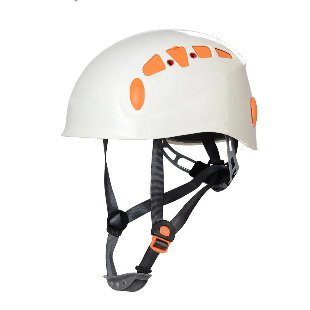 Регулируемый альпинистский шлем для безопасности на открытом воздухе для скалолазания, езды на велосипеде, Дрифтинг, защитное снаряжение