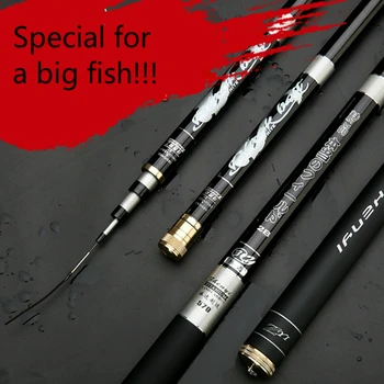 

3.6-7.2m Taiwan Fishing Rod 28 Tonalty Carp Pole Carbon Ultralight Superhard Canne a Peche Fishing Stick Hand Pole Fishing Gear