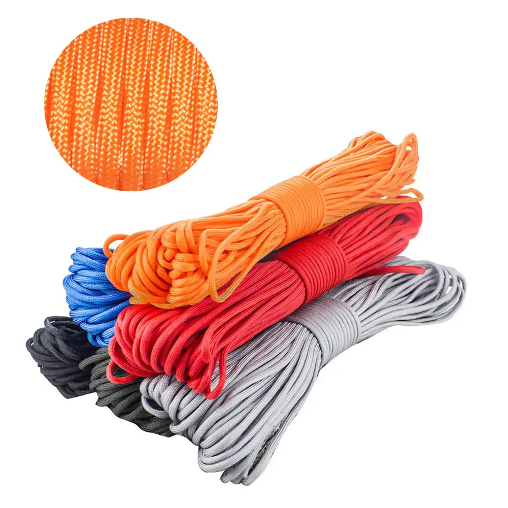 50 Feet Parachute Rope Cord Military 7 Strands Cores Lanyard For