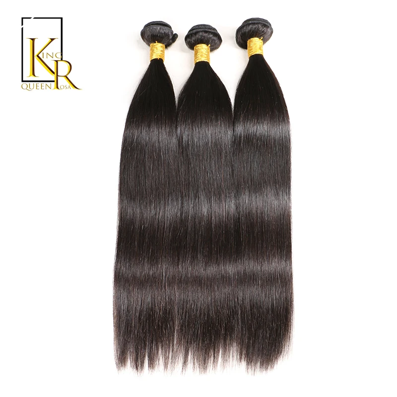 Brazilian Hair Weave Bundles Remy Straight Human Hair Extension