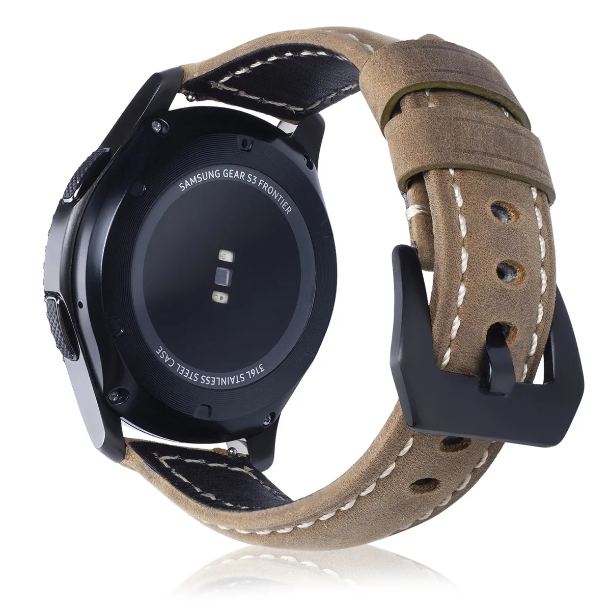 Новый дизайн 22 мм замшевый кожаный ремешок для часов Samsung Gear S3 сменный браслета