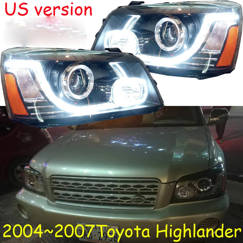 HID, 2004~ 2007, автомобиль Стайлинг для фара Highlander, vios, corolla, camry, Hiace, sienna, yaris, Tacoma, Highlander Головной фонарь