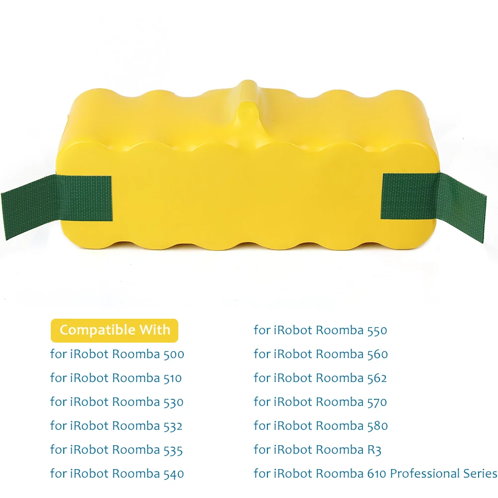 Eleoption High Capacity 3.5AH 3500mAh Ni-MH 14.4V Replacement Battery For iRobot Roomba 400 series 4000 4905 APS