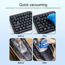 Многоразовый автомобильный чистящий клей для очистки пыли, составной очиститель, липкая клавиатура для телефона M8617