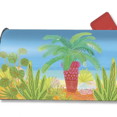 

Magnet Works Pretty Palms Original Magnetic Mailbox Wrap Cover