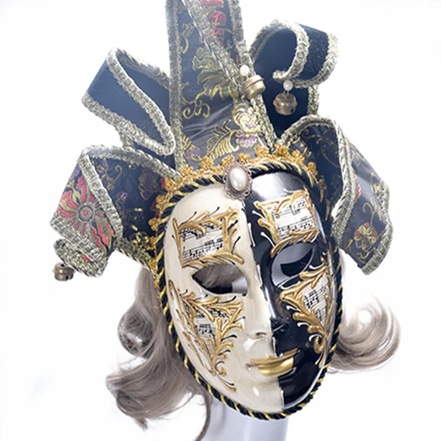 bibigou venice decorative mask high quality gray color princess of