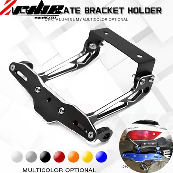 

hot selling CNC Universal Motorcycle License Number Plate Holder For Kawasaki KTM honda shadow dirt bike s1000rr suzuki z800 r6