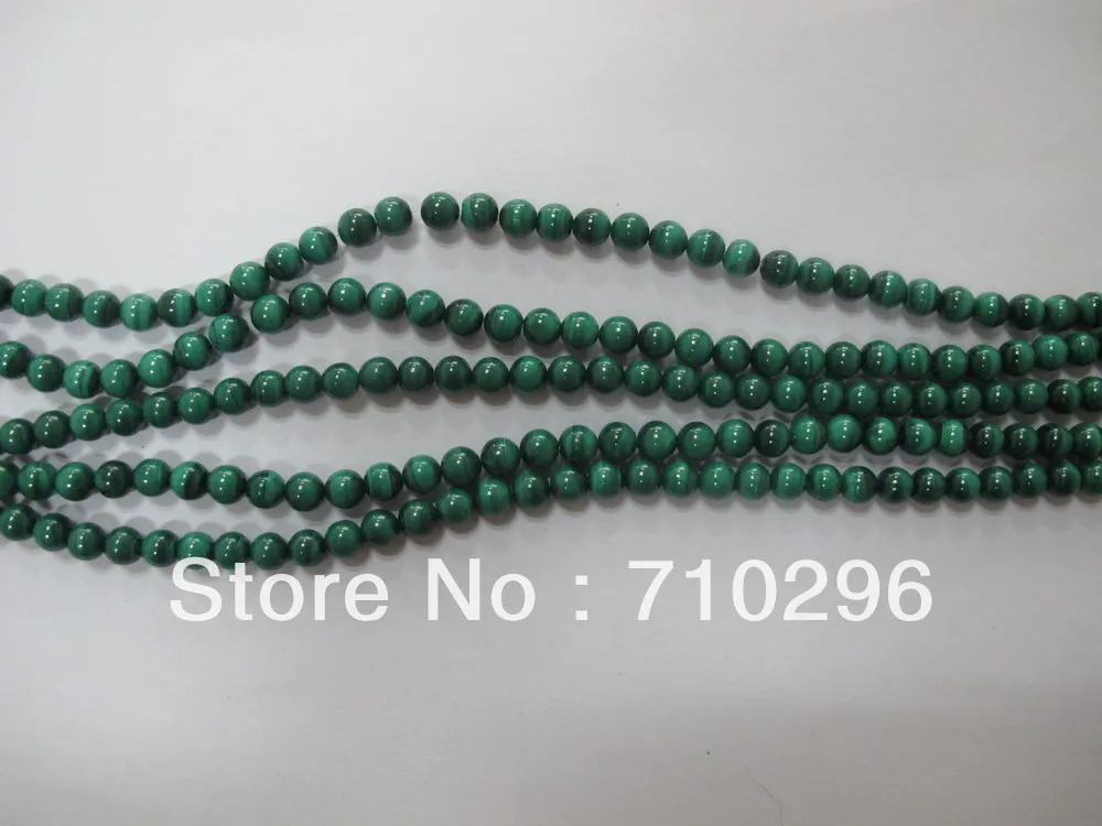 

2013 Malachite 8 mm round Semi Precious stone Natural Malachite Beads,40 cm/strand.3strings/lot